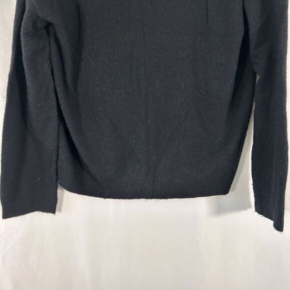 Jenni Kayne Wool Cashmere Sweater Women's XS Black Long Sleeve Crew Neck - Picture 3 of 9